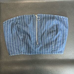 Denium Tube Top